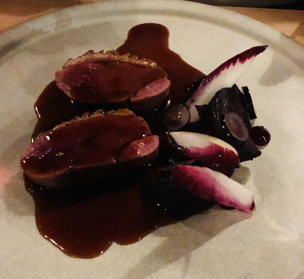PennyJBarr's tweet photo. What a cracking #dinner at #HeronRestaurant last week - after some time out for reflection I've decided my #stardish was crab with celeriac, green apple and dense, dark rye bread. Tip of the hat to delicious hot, damp bread with dreamy crab butter too. (I like crab. And bread.) https://t.co/vfGpHb49Xu