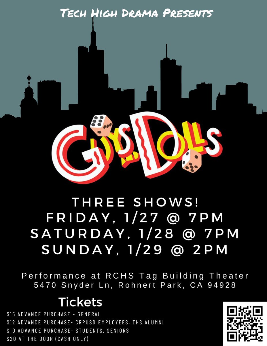 _TechnologyHS's tweet image. Guys and Dolls Show this weekend Come join us.