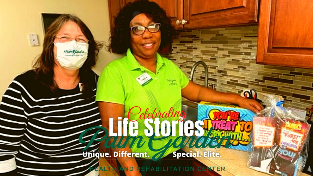 PalmGardenHC's tweet photo. We're bursting with #gratitude for our Life Enrichment caregivers. Happy #NationalActivityProfessionalsWeek
#CelebratingLifeStories #WeArePalmGarden https://t.co/d4agr8SJX8