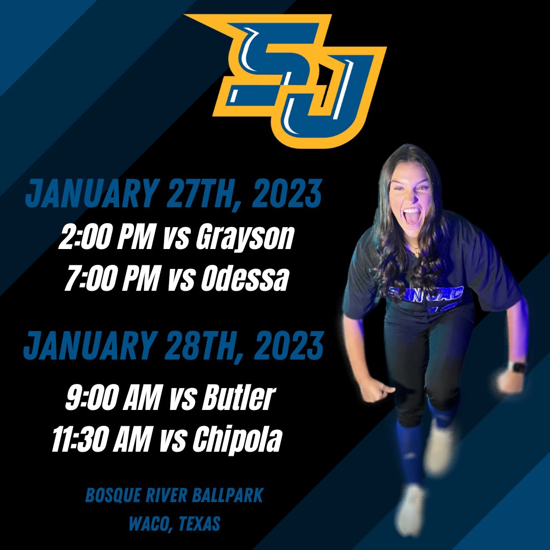 SanJacSoftball's tweet photo. It’s Game Day!! Kicking off the 2023 season with the best of the best 💙🥎 https://t.co/a3rvnJj4qK