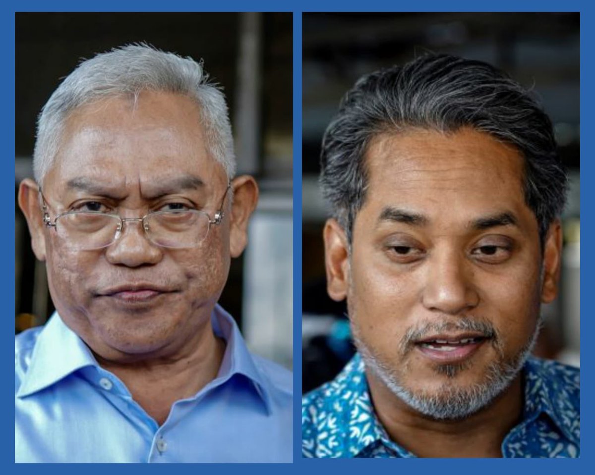 BermamaTV's tweet photo. Khairy Jamaluddin &amp; Noh Omar berang dipecat UMNO hari ini.

"Pasti ada udang di sebalik ular", ulas mereka https://t.co/TKldySXPob