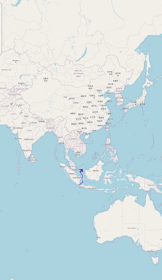 Oceanworldfree's tweet photo. 🇺🇲USAF EVAC850 05-5149 #AE1453 from #IndianOcean to #SouthChinaSea via #SundaStrait
Boeing C-17A https://t.co/jbS6CPzRbf