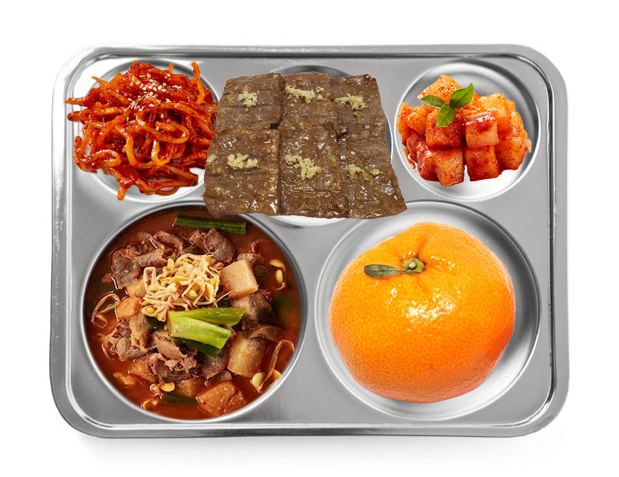 hyun9TT's tweet photo. 230128(토) 석식 #원위 #강현 

쇠고기국밥
너비아니구이
오징어채무침
깍두기
감귤 https://t.co/5v6UwqbUlZ