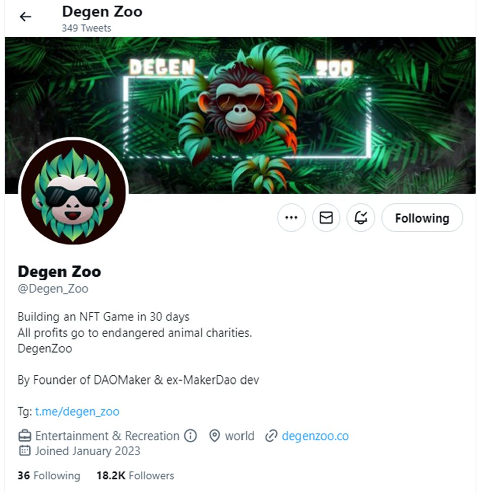 raks__s's tweet photo. @Degen_Zoo Lets Go! https://t.co/7ashczOPqi