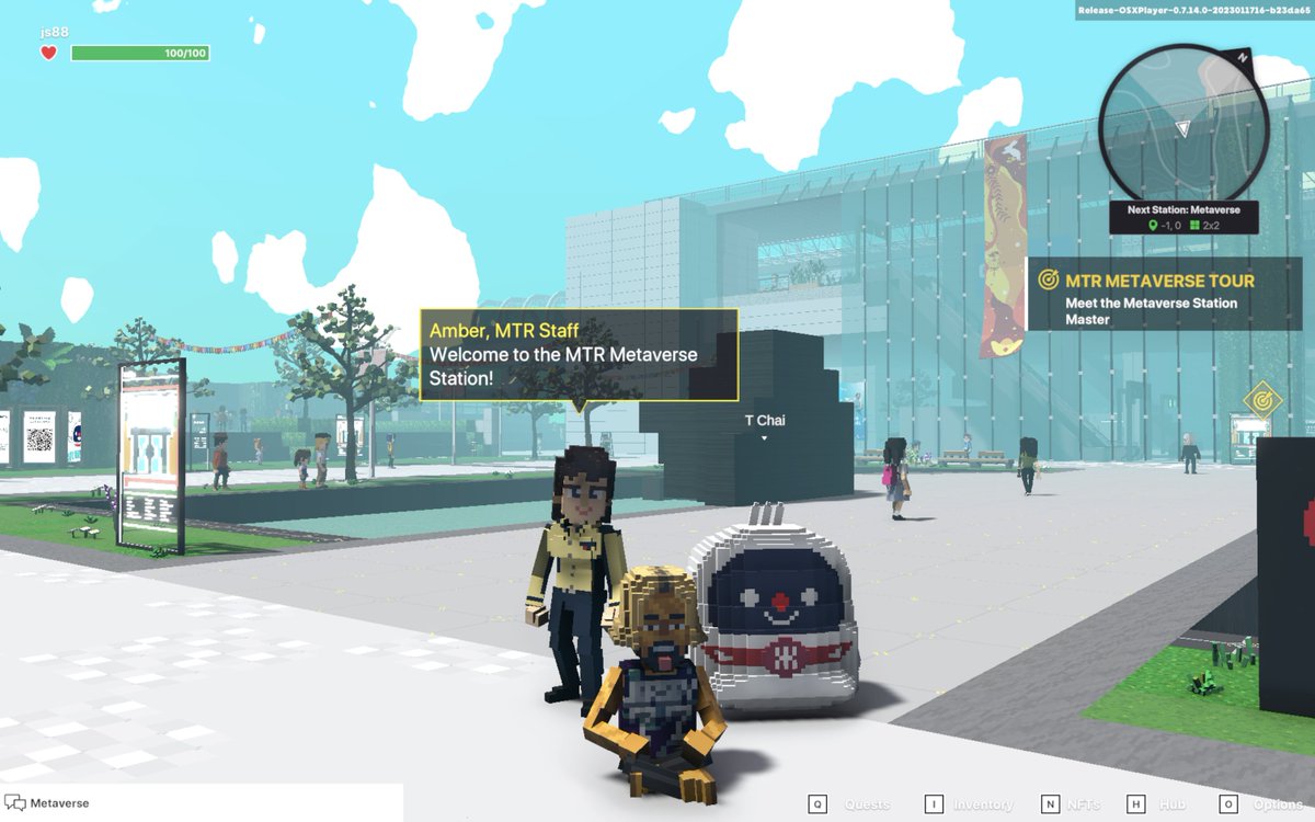 jos88g's tweet photo. @TheSandboxGame I found the Delivery Robot in Next Station: Metaverse! 🚉 #LunarNewYearTSB https://t.co/75EN6ndcwP