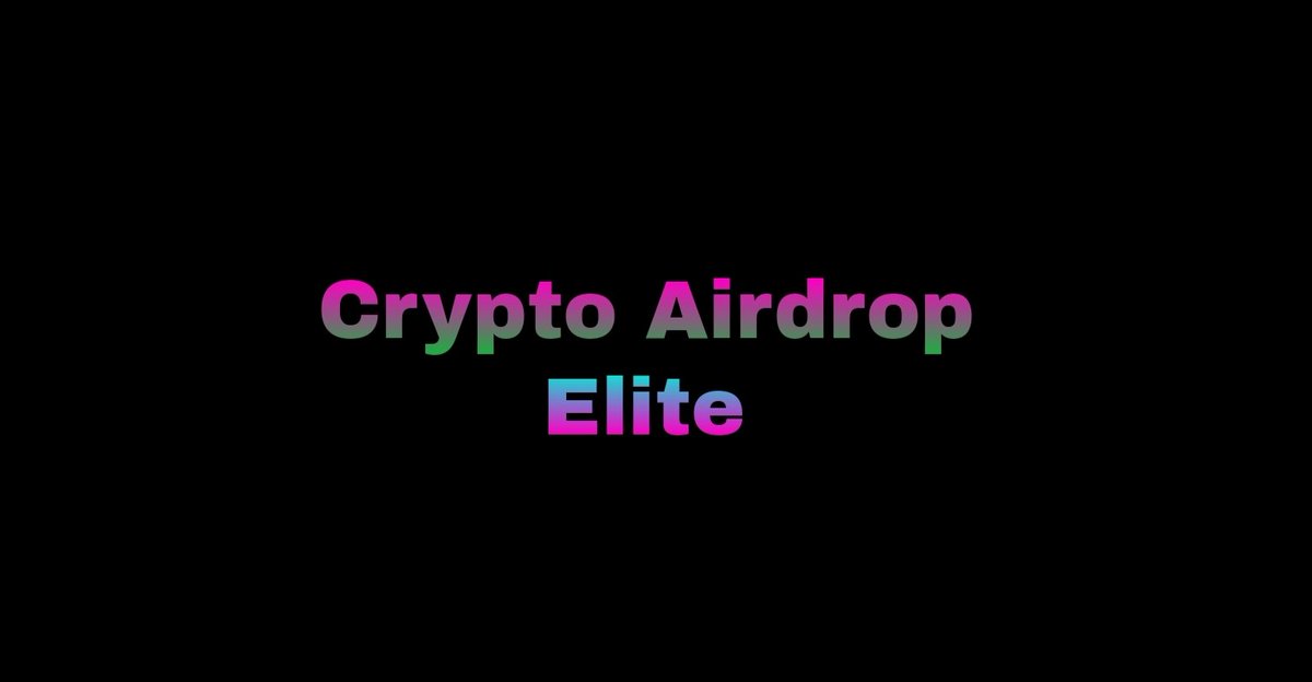 Welcome to Crypto Airdrop Elite
We are excited announce that - It's our first post🥰

Let's
Join: t.me/Crypto_Airdrop…

Follow: <a href="/C_airdrop_elite/">Crypto Airdrop Elite</a>

Subscribe: youtube.com/@cryptoairdrop…

#BTC #BNB #BSC #USDT #BUSD #SOL #ETH #NFT #AIRDROP #GIVEAWAY #CryptoAirdropElite #Metavers3.0