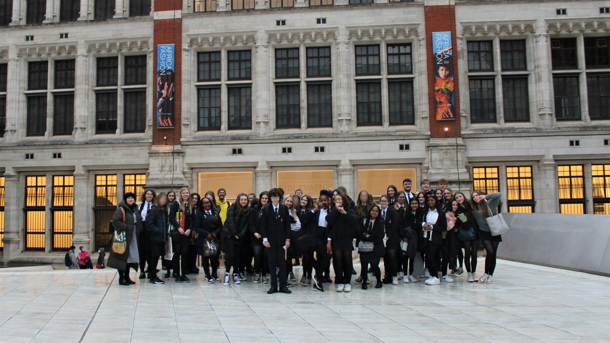 A great day out at the V&A for our Year 11 Art and Photography students. So much to see and get inspired by.