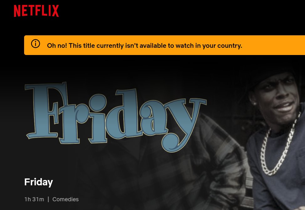 iamextrasyrup's tweet photo. 🔥 @netflix you better straighten up and get your shit together. I will call your manager mf'ers. #friday https://t.co/qcSwfKJi8N