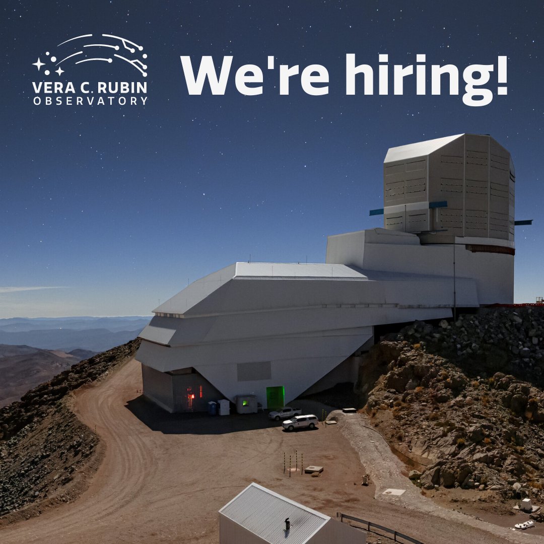 VRubinObs's tweet photo. Want to work with us? Don't miss your chance! We're #hiring for two positions with deadlines coming soon!

🪐Head of Education &amp; Public Outreach🪐
Apply by February 3 at https://t.co/DXObthbmen

🔭Observing Specialist Manager🔭
Apply by February 3 at https://t.co/wq5j2x4VRi https://t.co/3oPOd7kBBZ