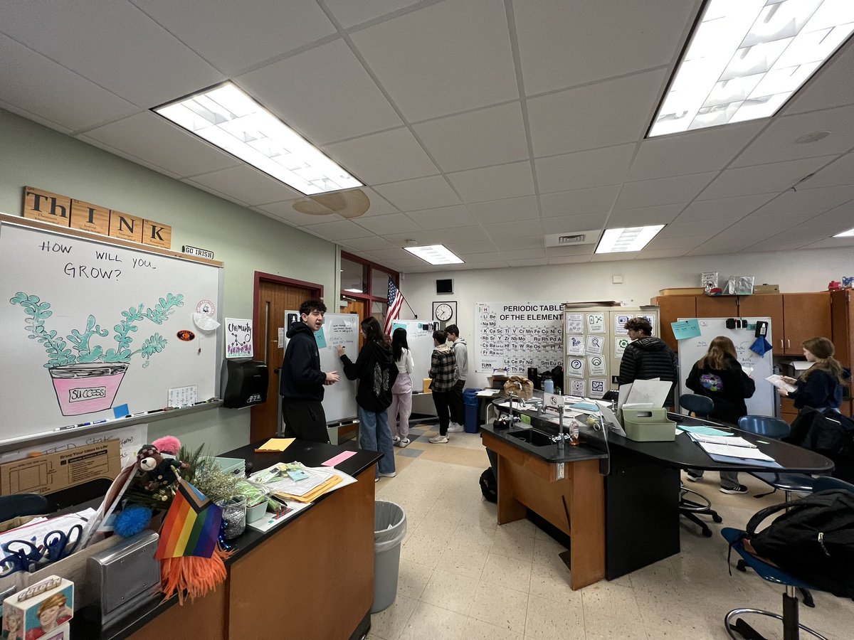 MsKHannon's tweet photo. First day with our new boards, courtesy of @CSF_Chappaqua, and it was incredible! I heard “this is so fun” and “we should do this everyday”! We completely lost track of time because Ss were so engaged with the work! Thank you again to the CSF!🤩#WeAreChappaqua #thinkingclassroom https://t.co/vmhBEn2fNH