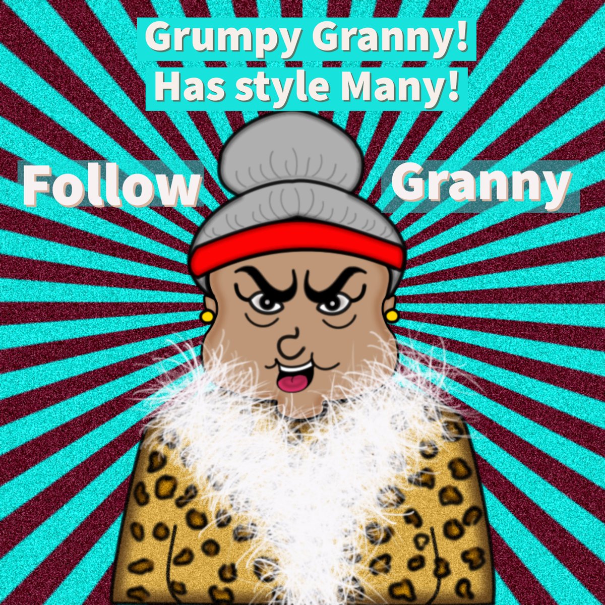 _GGAGG_'s tweet photo. 🥷🥷Grumpy Granny has style Many😍😍 Follow to see more styles😍

Last 2 more days open to bid.. Hurry!! Be a part of GRANNY GANG 👵 

BID Using this link : https://t.co/0ZkuS5b7SK

#NFTs #NFTCommunity #NFTmarketplace #PolygonNFT https://t.co/eATMP70JVB