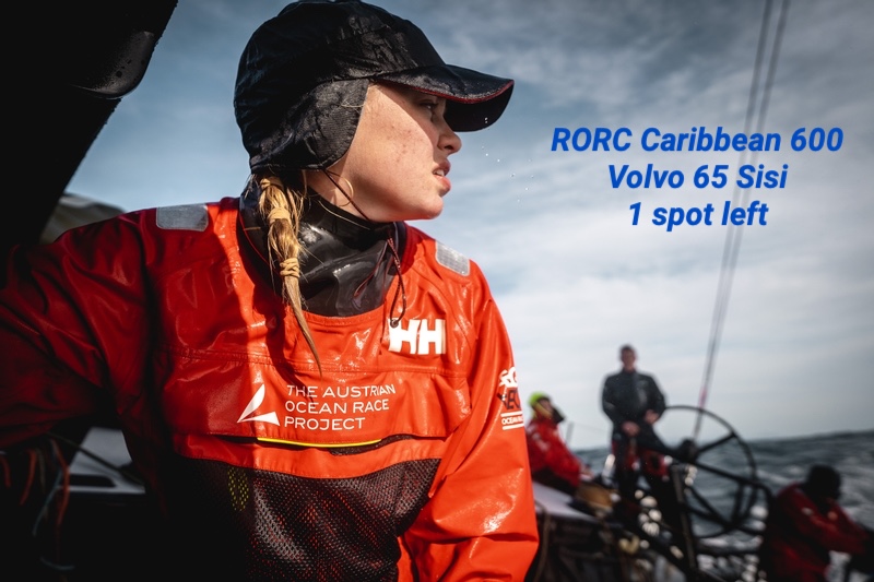 SailRaceCrew's tweet photo. The RORC Caribbean 600: 20-24 February 2023. 
One spot left onboard Volvo 65 Sisi.

https://t.co/jC5K4fDDu3  

#SailRaceCrew #RORCCaribbean600 #Volvo65Sisi https://t.co/UYcKNnkJO7