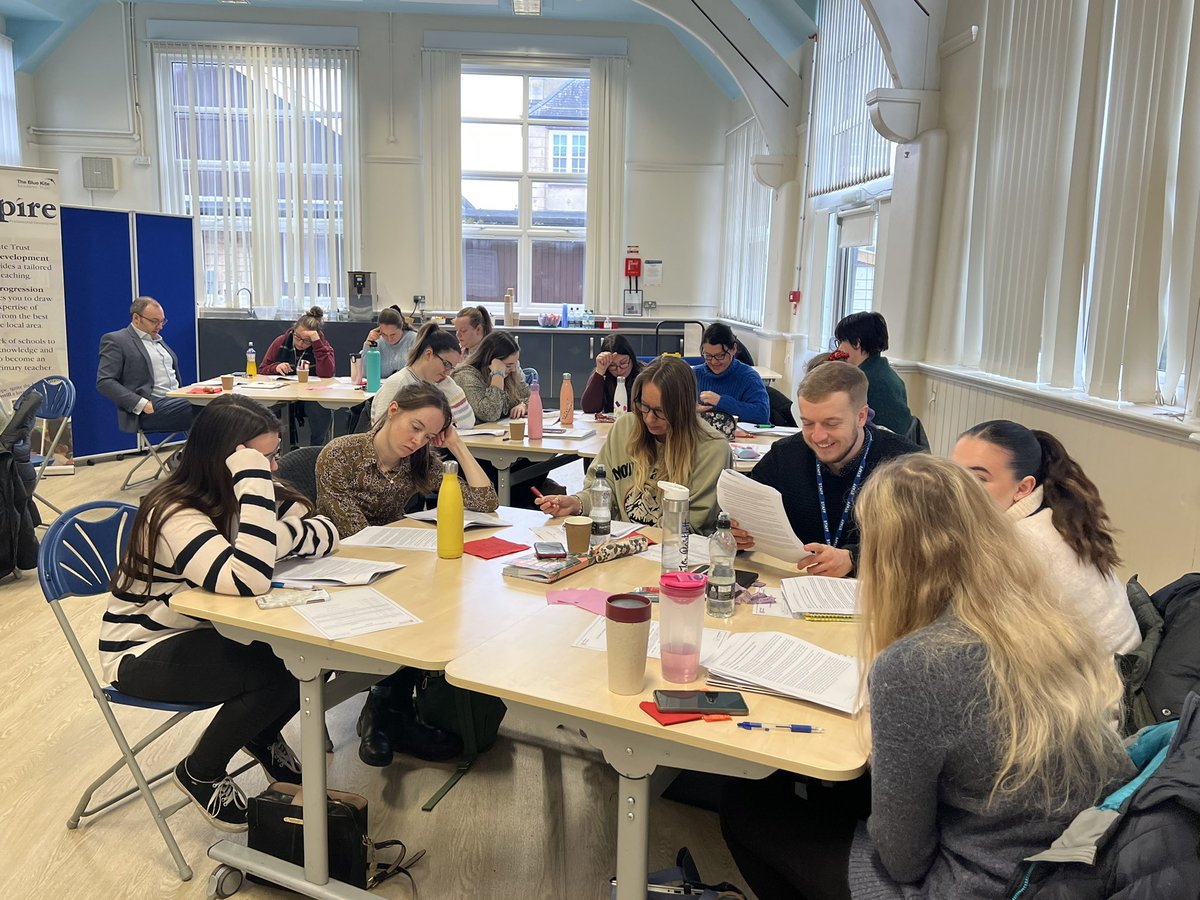 bluekitetrust's tweet photo. Today we held Conference 2 of the @Ambition_Inst Programme, for our Year 1 ECTs. 

An in-depth look at adaptive &amp; responsive teaching, including the use of hinge questions &amp; formative assessment strategies. 

A great day of professional development and networking @SwindonWiltTSH https://t.co/xjAFimmdfE