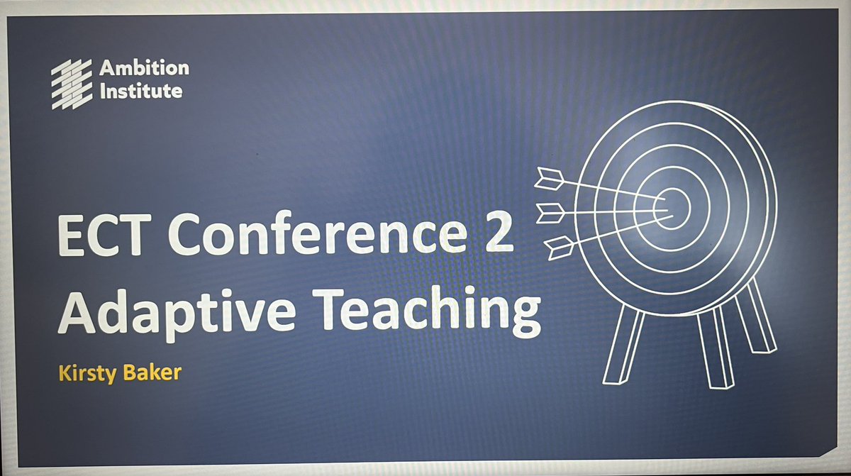 bluekitetrust's tweet photo. Today we held Conference 2 of the @Ambition_Inst Programme, for our Year 1 ECTs. 

An in-depth look at adaptive &amp; responsive teaching, including the use of hinge questions &amp; formative assessment strategies. 

A great day of professional development and networking @SwindonWiltTSH https://t.co/xjAFimmdfE