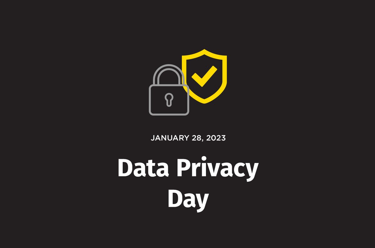 Tomorrow is #DataPrivacyDay! This is a wonderful opportunity to educate yourself and others about what can be done to protect personal information. What’s your top tip for online privacy?
