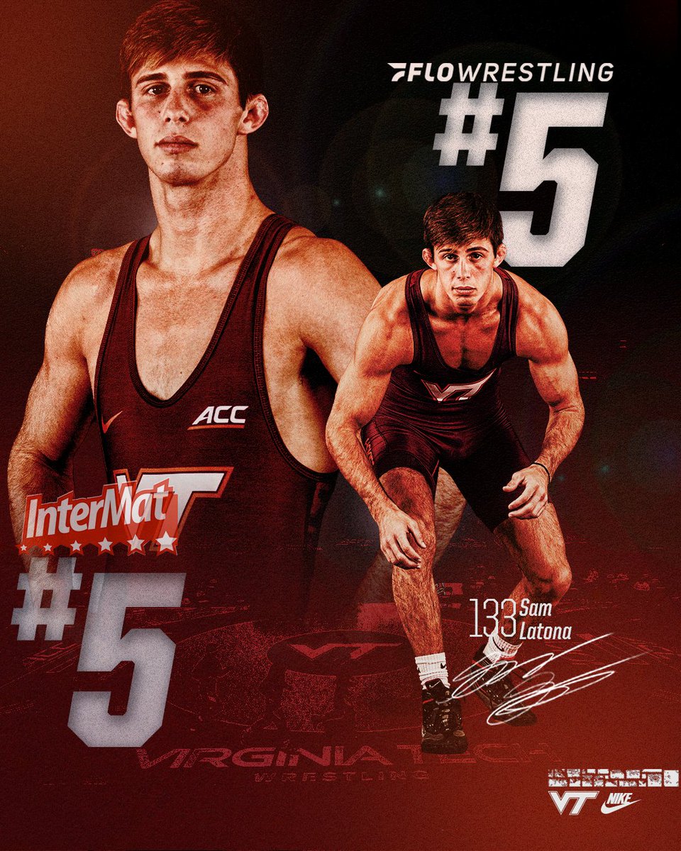 HokiesWrestling's tweet photo. ⚠️ 𝙇𝙖𝙩𝙚𝙨𝙩 𝙄𝙣𝙙𝙞𝙫𝙞𝙙𝙪𝙖𝙡 𝙍𝙖𝙣𝙠𝙞𝙣𝙜𝙨 ⚠️

Check out individual rankings ahead of tonight's Top-25 showdown 📊

▪️ Ten Hokies ranked for the 𝙀𝙄𝙂𝙃𝙏𝙃-straight week

#Team100 #Hokies #ALLINALLTHETIME 🦃 https://t.co/uX3b9UuaWe