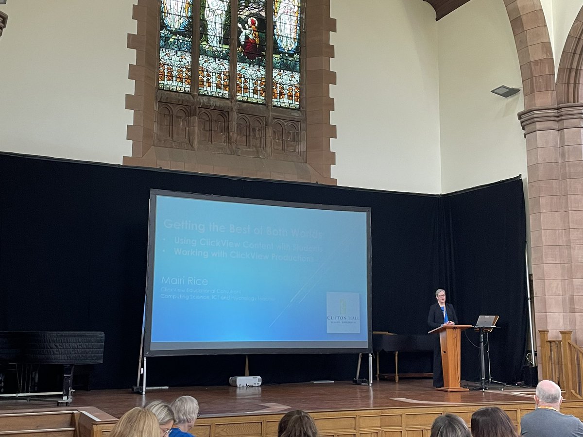 ClickViewTammy's tweet photo. What a brilliant day today at the @ClickViewUK user group hosted by @esmsedinburgh thanks so much to all our guests and the wonderful speakers from today, plus a special shoutout to @MrLux4DMoore for hosting 
#ClickView #WeAreESMS #EdTech https://t.co/s48DIcYUEc