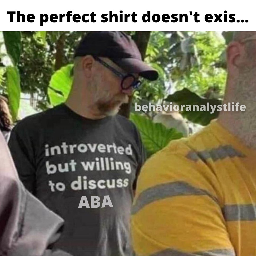 bxanalystlife's tweet photo. Follow @behavioranalystlife for ABA-relatable AF content
.
.
.
.
.
#behavioranalyst #aba #appliedbehavioranalysis #behavioranalysis #behavioranalysts #behaviorist #bcba #bcaba #rbt #boardcertifiedbehavioranalyst #registeredbehaviortechnician #bcbalife #abatherapistlife https://t.co/ZYTiAO8svZ