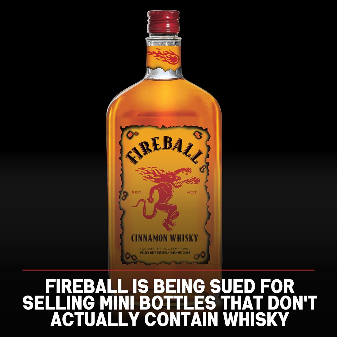 wsvn's tweet photo. The labels on the bottles look nearly identical, except they say “Fireball Cinnamon” with no mention of whisky. That’s because it’s a malt beverage with a whisky flavor.https://t.co/cuwtQVaZey https://t.co/9Pu0Hd5daw
