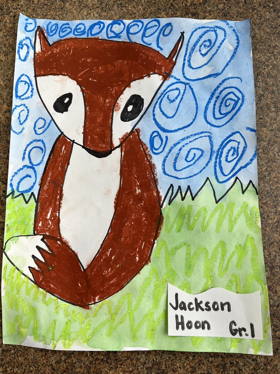 KriegmontSES's tweet photo. I’m loving the 🦊 art! @JenRed824 #WeAreMadisonBlue https://t.co/ee0v5kIdZv