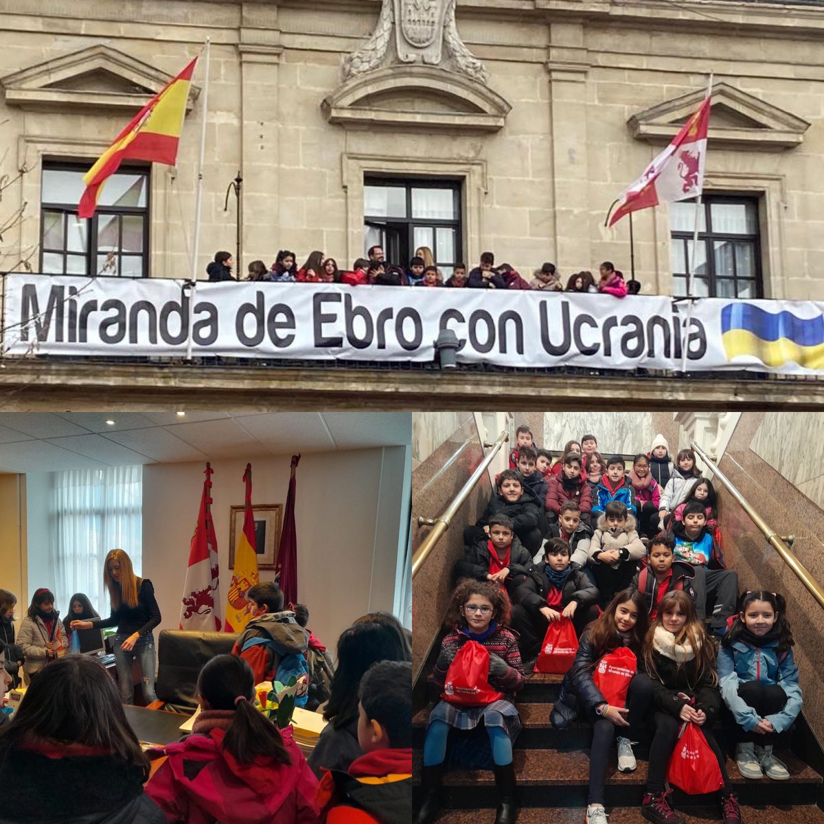 SSCCMiranda's tweet photo. Esta mañana hemos visitado las dependencias de la Policía Local y el Ayuntamiento de Miranda con @AitanaHernandoR como anfitriona. Muchas gracias por vuestro tiempo y dedicación. #micoleSSCC #somosSSCC #ssccmiranda https://t.co/vAxjGRb5vX