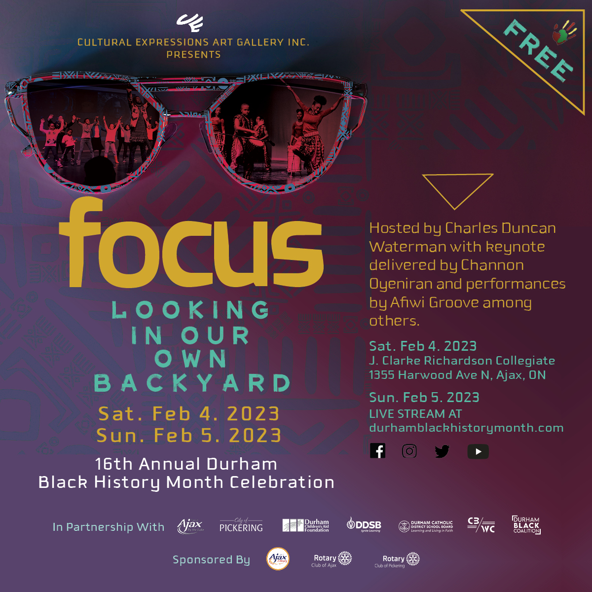 CE_Durham's tweet photo. ๐ข Have you registered for the #DurhamBlackHistoryMonth Celebration yet๐๐พ? Don't worry. Let's do it together in 3 easy steps ๐:
1๏ธโฃ click the link ๐ https://t.co/c3KZiXpvaV
2๏ธโฃ register you, friends & family ๐ฑ๐ป
3๏ธโฃ join us on Feb 4 & 5 ๐ โ๐ฟโ๐พโ๐ฝโ๐ผ
#DBHM #BHM2023 #FreeTicket https://t.co/ySPhUGqTaZ