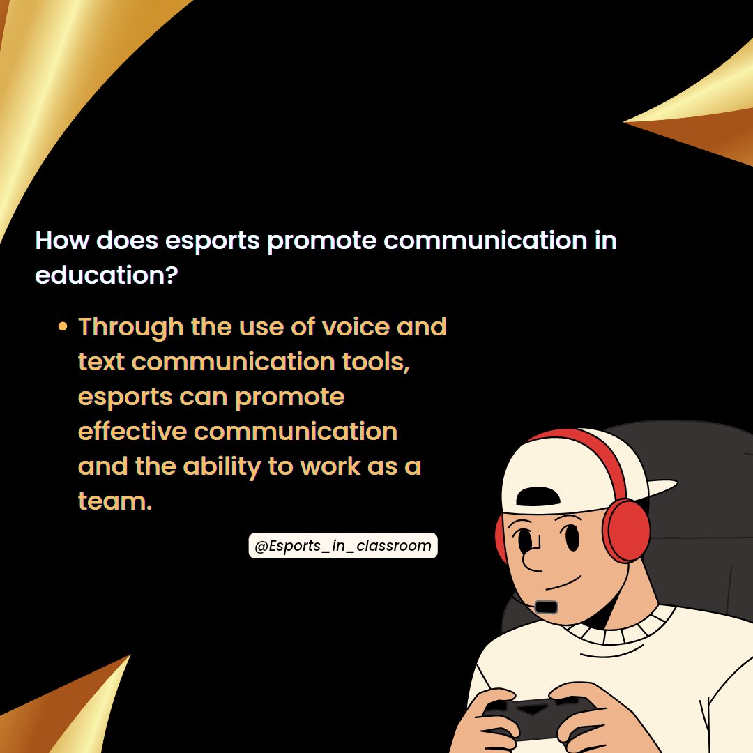 EsportsinClass's tweet image. #ProblemSolving in education. Incorporating esports in the classroom encourages students to think critically and adapt to new challenges and situations, promoting problem-solving and critical thinking skills. #EducationTech #LearningThroughGaming"