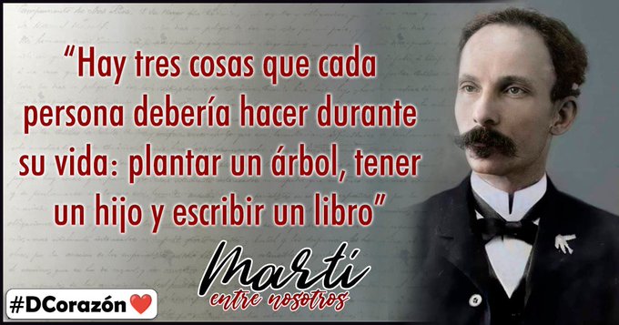 ¿Quién es Martí para atreverse a tanto?, pensarán algunos y yo les digo: ‘un cubano a prueba de grilletes por ser cubano cuando apenas tenía bigotes’. He ahí una buena credencial”, dijo Máximo Gómez en 1882.
#CubaViveEnSuHistoria