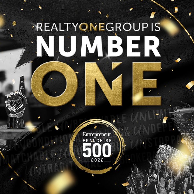 Realty ONE Group is number ONE... Again!!! realtyonegroupterminus.com #Franchise500 ---
#RealtyONEGroupTerminus #Atlanta #ONETerminus #AtlantaRealEstate #RealtyONEGroup #RealtyONEGroupAtlanta #everyONEwins #AtlantaRealtors #UNbrokerage