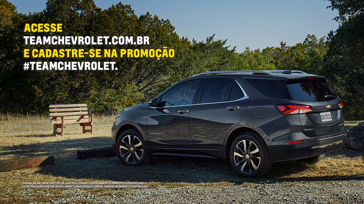 chevroletbrasil's tweet photo. Acessando o site: https://t.co/FI2niy398y você fica por dentro do passo a passo e já pode se cadastrar pra começar a participar. 😎 https://t.co/B2iwwbah2r
