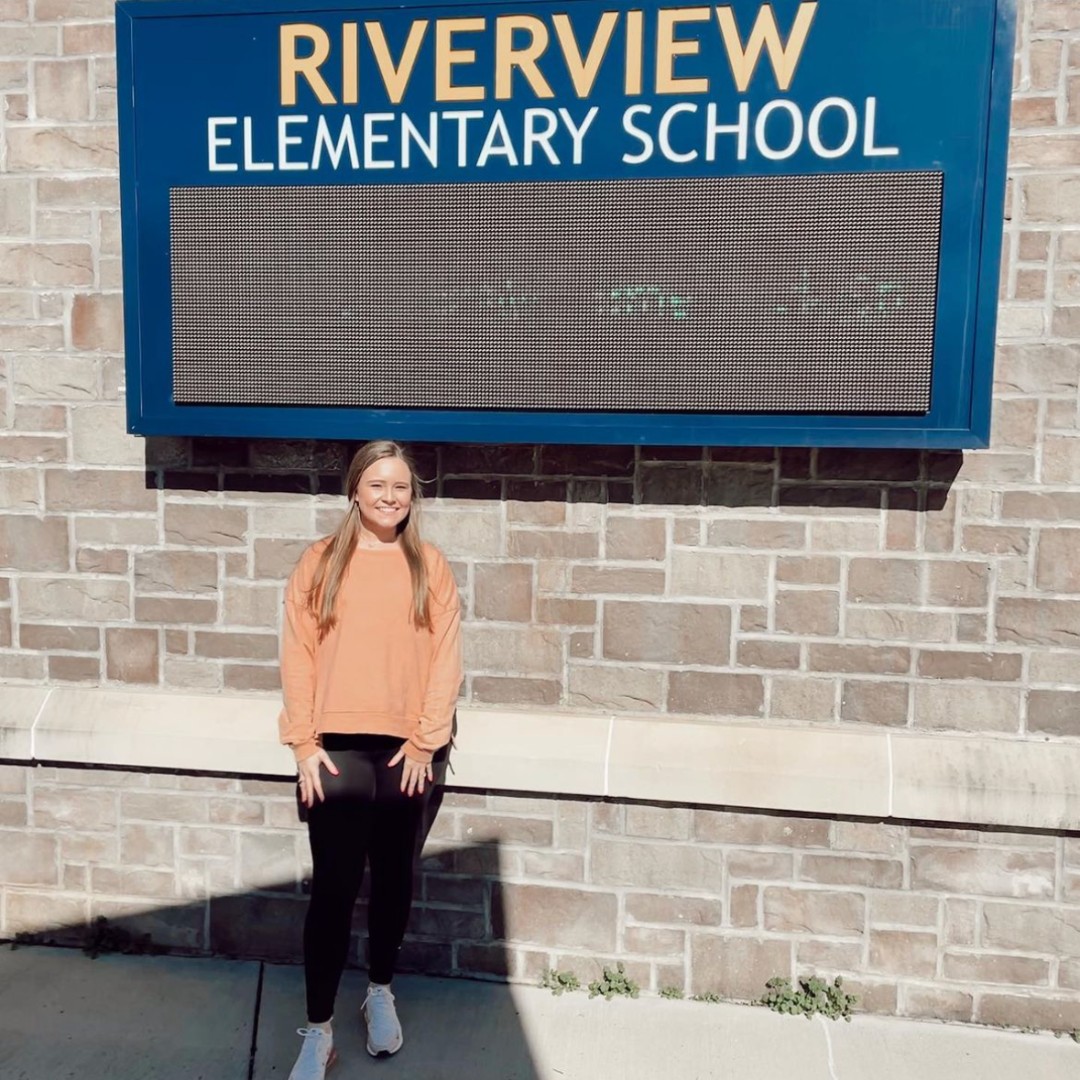 WinthropCESHS's tweet photo. Job: Secured! ✔️ Congratulations to senior Physical Education major, Macee who will be joining Riverview Elementary for the 2023-2024 school year https://t.co/yGsAAeeMqV