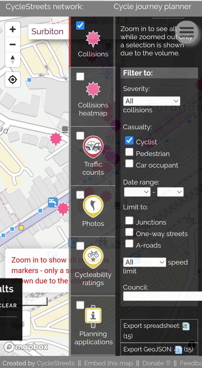 @ChimaAnya This is great. From @cyclestreets.

Use the side menu to filter and export all the data you want. Well worth bookmarking.

bikedata.cyclestreets.net/collisions/#16…