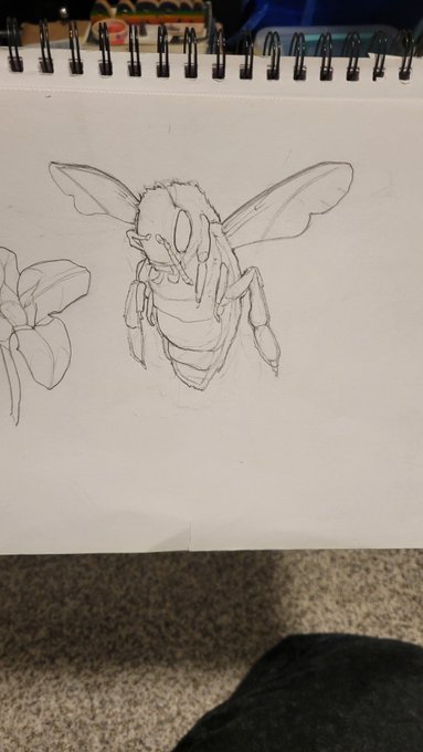 i drew a bee 🐝 https://t.co/w7zPNyzfoT<a href="/tag/drawing"class="tags"><span>#drawing</span></a><a href="/tag/tattoos"class="tags"><span>#tattoos</span></a><a href="/tag/sonicthehedgehog"class="tags"><span>#sonicthehedgehog</span></a><a href="/tag/sketchbook"class="tags"><span>#sketchbook</span></a>