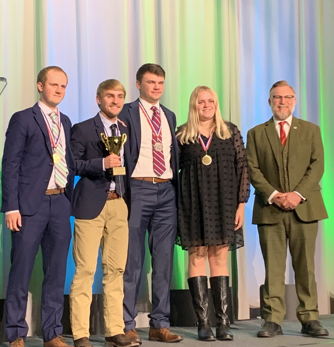 Congratulations to Emma Seward, William “Billy” Myrehn, Jacob Winger &amp; Drew Coe for winning this year's <a href="/FieldExperts/">SFMA</a> Collegiate Quiz Bowl Champs for 4-year Turf Science programs, making Purdue Turf Science students “back-to-back National SFMA Collegiate Challenge Champions.”