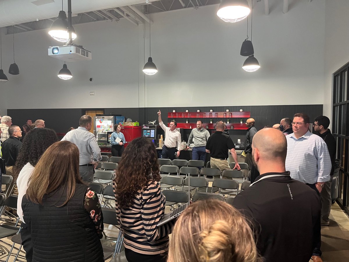 TimberlineConst's tweet image. Yesterday we gathered for an all-hands meeting where our leadership team filled us in on what&apos;s in store for 2023 &amp;amp; beyond. We got to meet new team members, celebrate wins &amp;amp; chat about exciting things happening in our pipeline. #exceptionalnoexception #constructionmanagement