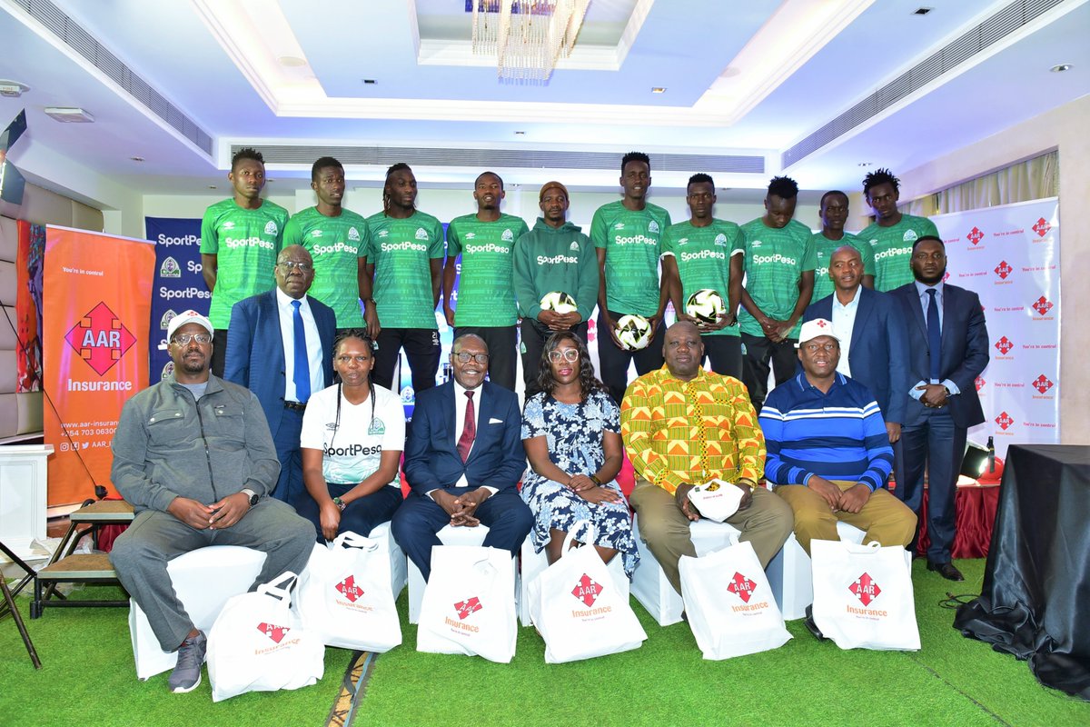 AAR_Insurance's tweet photo. Today, AAR Insurance announced a customized medical cover for Gor Mahia FC players. The cover includes an inpatient cover of Kshs. 750,000 and an outpatient cover of Kshs. 60,000 on and off the pitch, with a rescue and evacuation benefits.
#youreincontrol #OfficialGMFC https://t.co/tnsNmYVOYF
