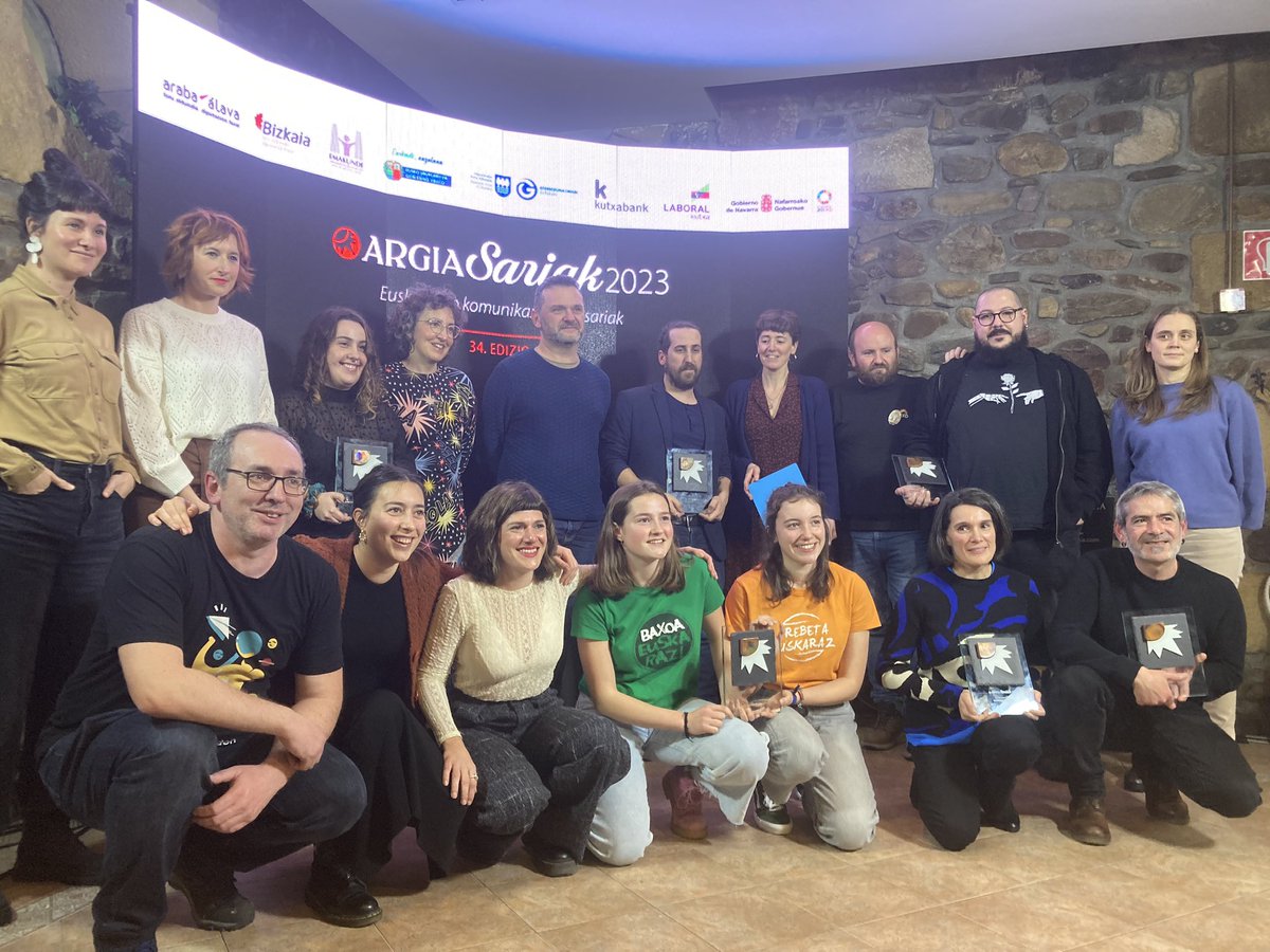 Hauek dira Argia sarien 34. Edizioko saridun guztiak. <a href="/berria/">Berria.eus</a> <a href="/argia/">ARGIA</a>
