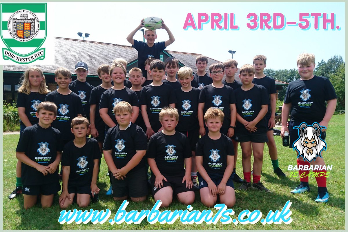 We are Coming Back to Dorchester.  
Please note a new ticket available with the Sublimated T-SHIRT at a reduced price, Sublimated T-SHIRT is in the shop available to buy. 

barbarian7s.co.uk/event-details/…

<a href="/DorchesterRFC/">Dorchester RFC</a> 
#rugby #rugbyunion #rugbyfamily #7s #7sFamily #rugby7s #sevens
