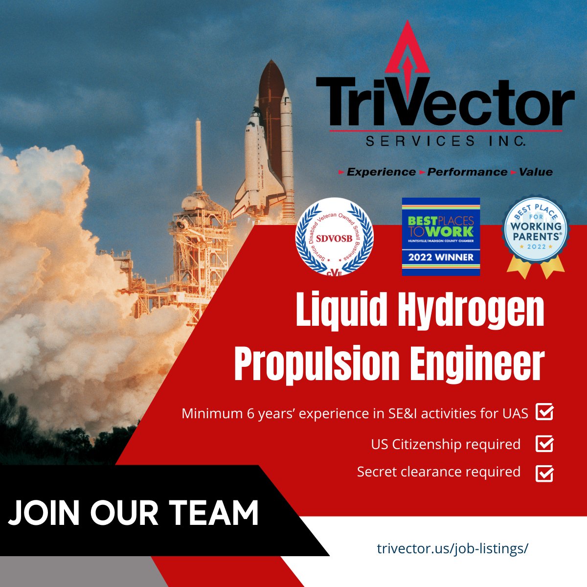 trivector_us's tweet photo. We're looking for someone with a minimum of 6 years' experience working with liquid Hydrogen and UAS to join our team! Apply here: https://t.co/ta0qBJQPWT https://t.co/Qf3mq6CDE6