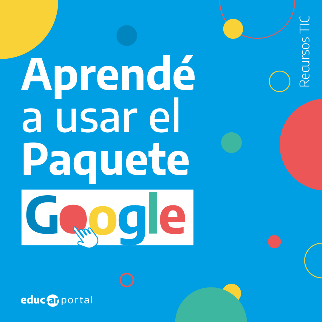educarportal's tweet photo. 🤔 ¿Qué herramientas componen el #PaqueteGoogle? 

¡Conocé el paso a paso para comenzar a utilizarlas acá!

👉https://t.co/F0JqbYI4BW https://t.co/ataIdgrcuk
