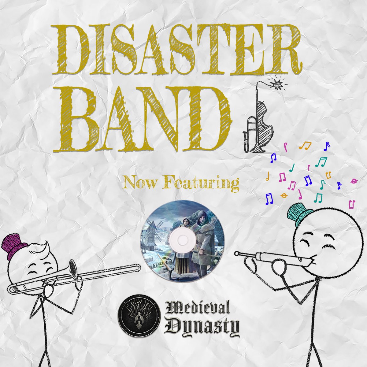 ToplitzProd's tweet photo. We have a special treat for you. Two tracks from Medieval Dynasty are now playable in Disaster Band. You can play it solo or with friends. Minstrels, do you accept the challenge?
Get it now https://t.co/2Gso1Aejpf
#disasterband #sundust #toplitz #trombone #musicgame https://t.co/MCZ9P6eDZ8