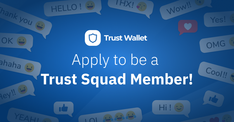 📢We are excited to announce the launch of our #TrustSquad Program! A unique opportunity for #TrustWallet, blockchain &amp; crypto enthusiasts!

Join our mission to empower people with ownership &amp; #BUIDL towards freedom. 

Explore the program &amp; apply now!👇
rebrand.ly/TrustSquad
