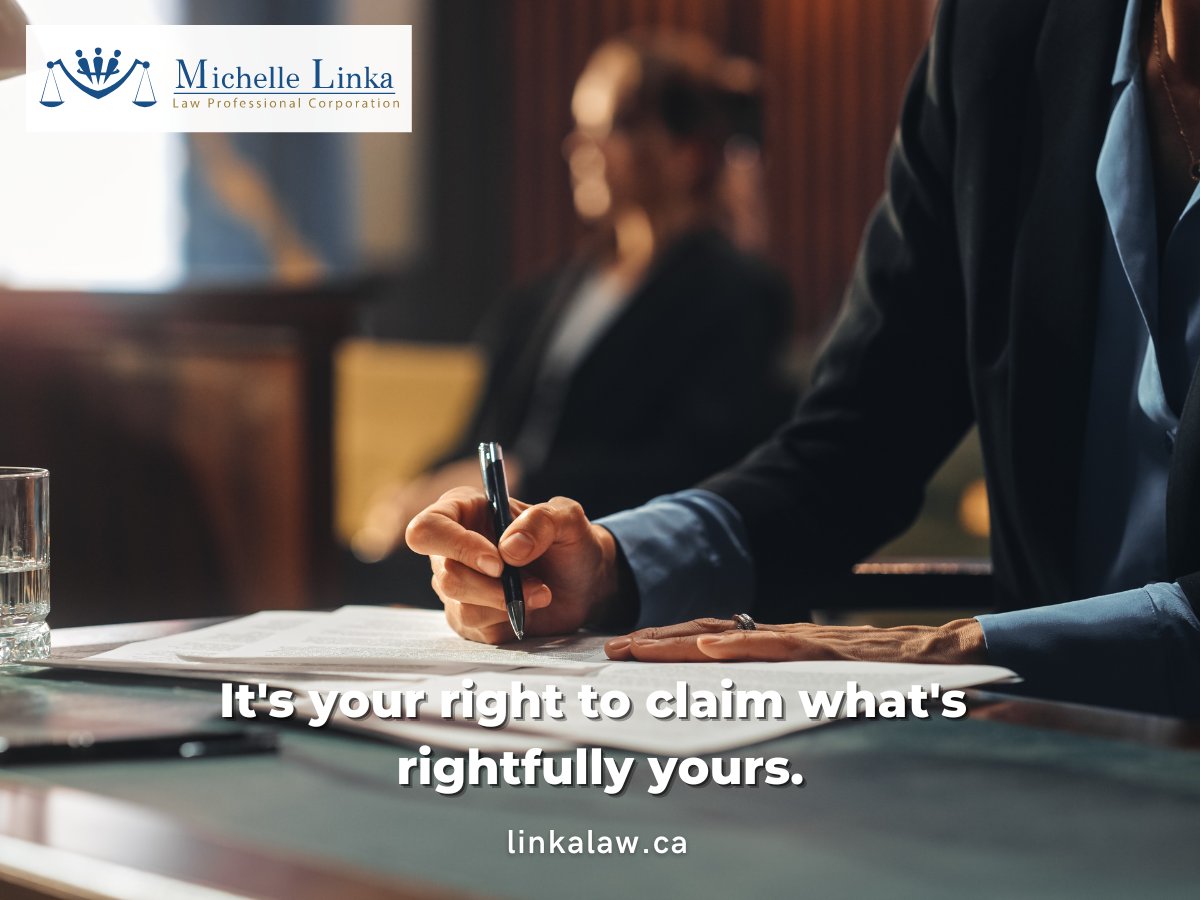 It's your right to claim what's rightfully yours. Contact Michelle Linka Law today to take advantage of our free legal consultation.

More information here: linkalaw.ca/services/small…

#torontolawyer #ontariolawyers #smallclaimscourt