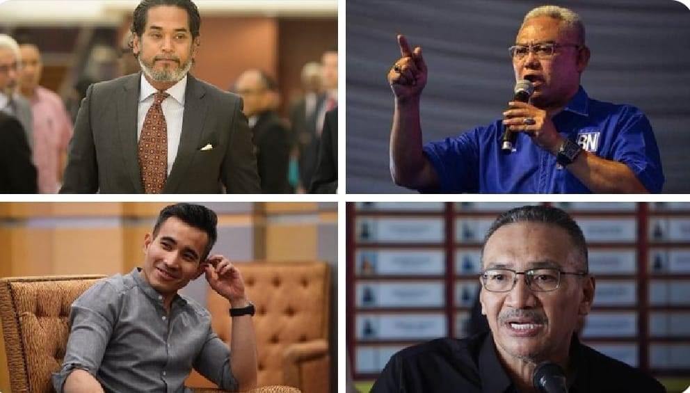 syedman30's tweet photo. DI PECAT
Khairy Jamaluddin
Noh Omar

DI GANTUNG
Shahril Hamdan
Hishammuddin Tun Hussein
Maulizan Bujang
Salim Shariff
Fathul Bari 

DI GANTI
Hasni Mohammad diganti Khaled Nordin jadi Pengerusi UMNO dan BN Johor.

HIDUP UMNO. HIDUP ZAHID. https://t.co/Z0DpNHQe9a