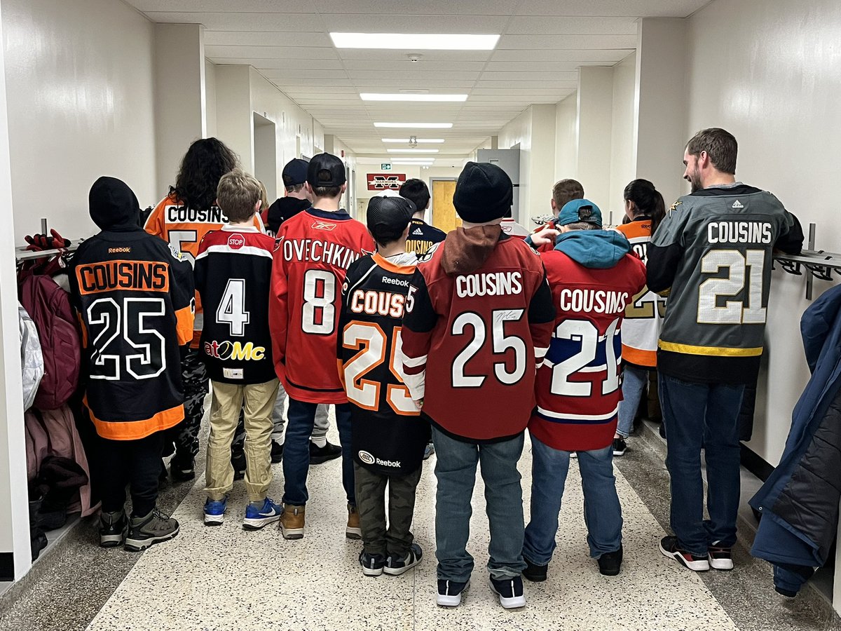 It’s jersey day at <a href="/MarmoraPublic/">MarmoraPublicSchool</a> today. For the first time in a while that number 8 is the worst player in the picture?!?! <a href="/Cous27/">Nick Cousins</a>