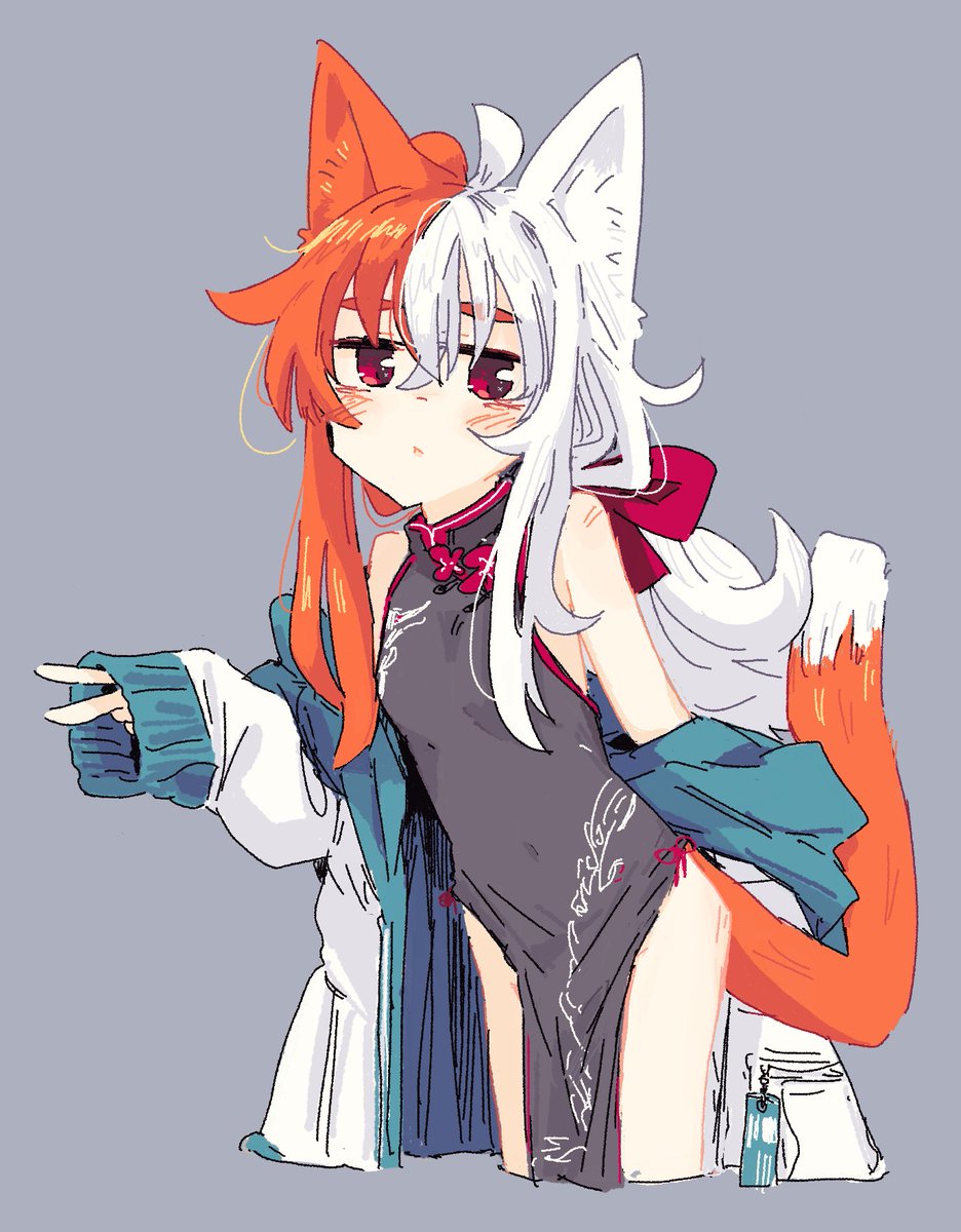 「こういうのが好きなの……? 」|菓しおりのイラスト