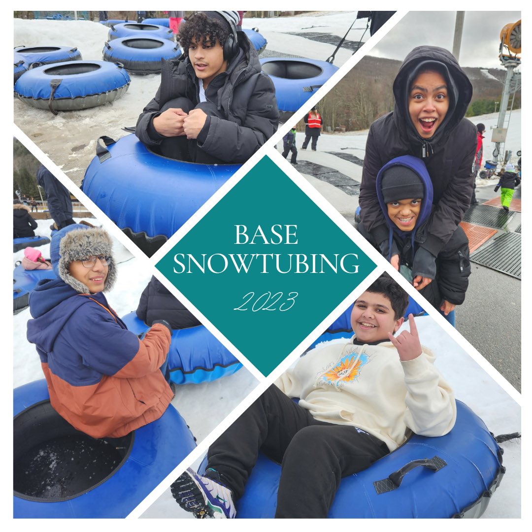 It’s Regents week and students got to take a break! Shout out to our students on Honor Roll and those recognized for BASE behavior! #snowtubing #incentivetrips #funtimes