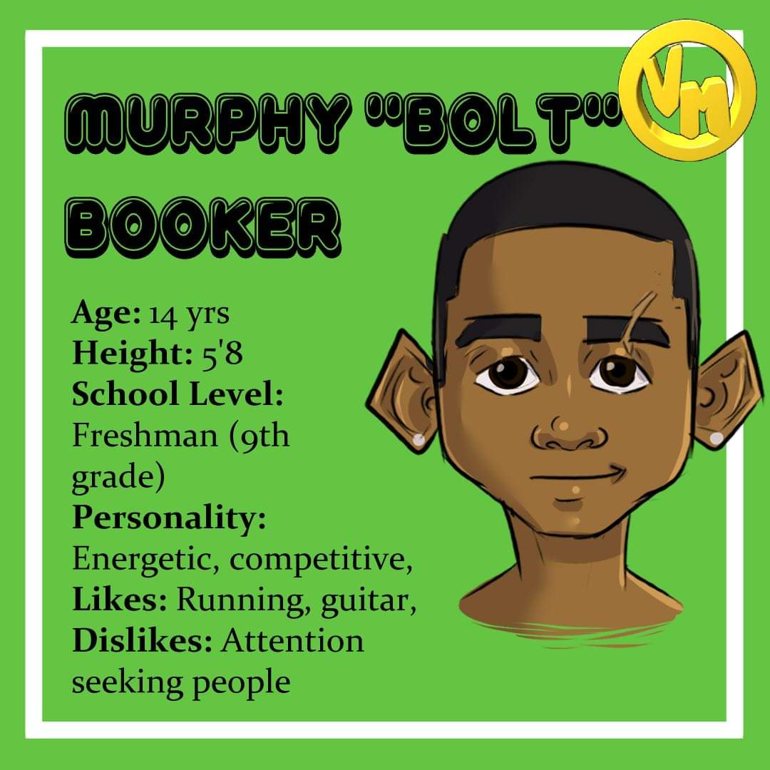 VeeTheArtist1's tweet photo. Isaiah "Bolt" Booker. One of Drayco's closest friends. I made a character sheet, but decided to update it 
.
.
.
#veetheartist #characterart #characterdesign #characters #cartoon #blackcharacters #blackartist #blackart #track #trackrunner #artstudent #arthighschool #musician https://t.co/e2va6PCDoV