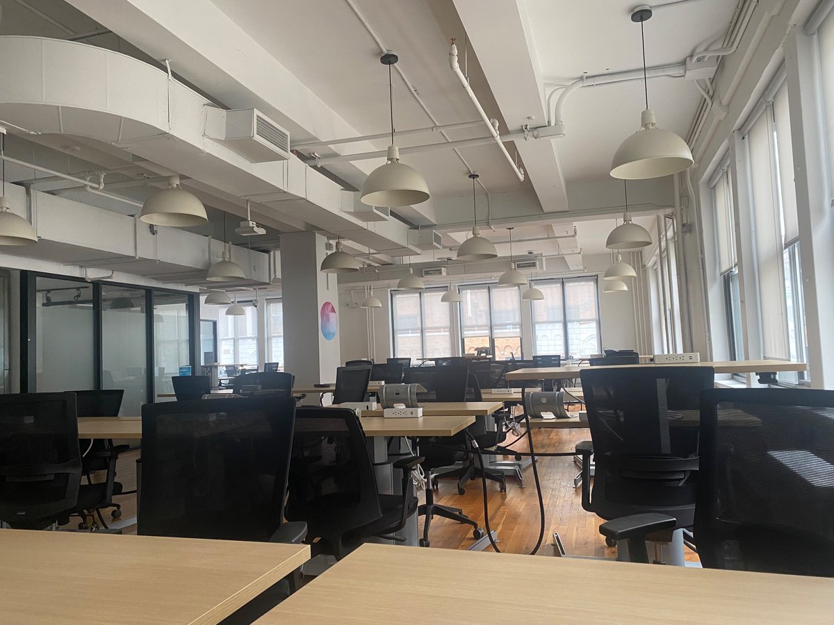 enjoying this empty <a href="/WeWork/">WeWork</a>