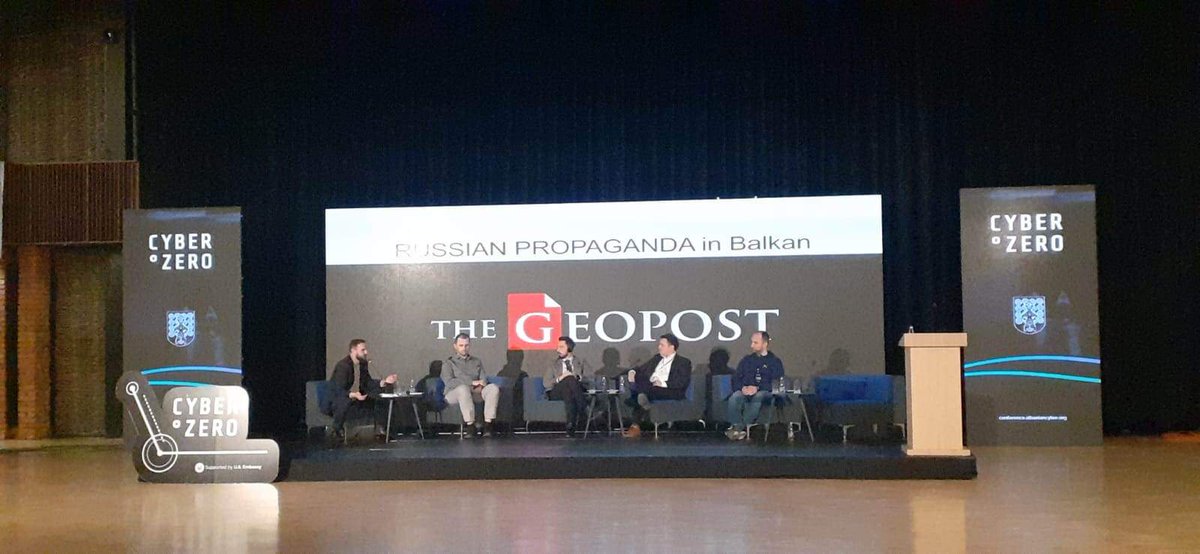theGeopost's tweet photo. @TheGeopost as participant in the panel of conference #CyberZero, organized from Albanian #Cyber Association and @USAmbKosovo https://t.co/MhYu64qEz6